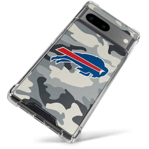 NFL Buffalo Bills Camo Google Pixel 7a Clear Case